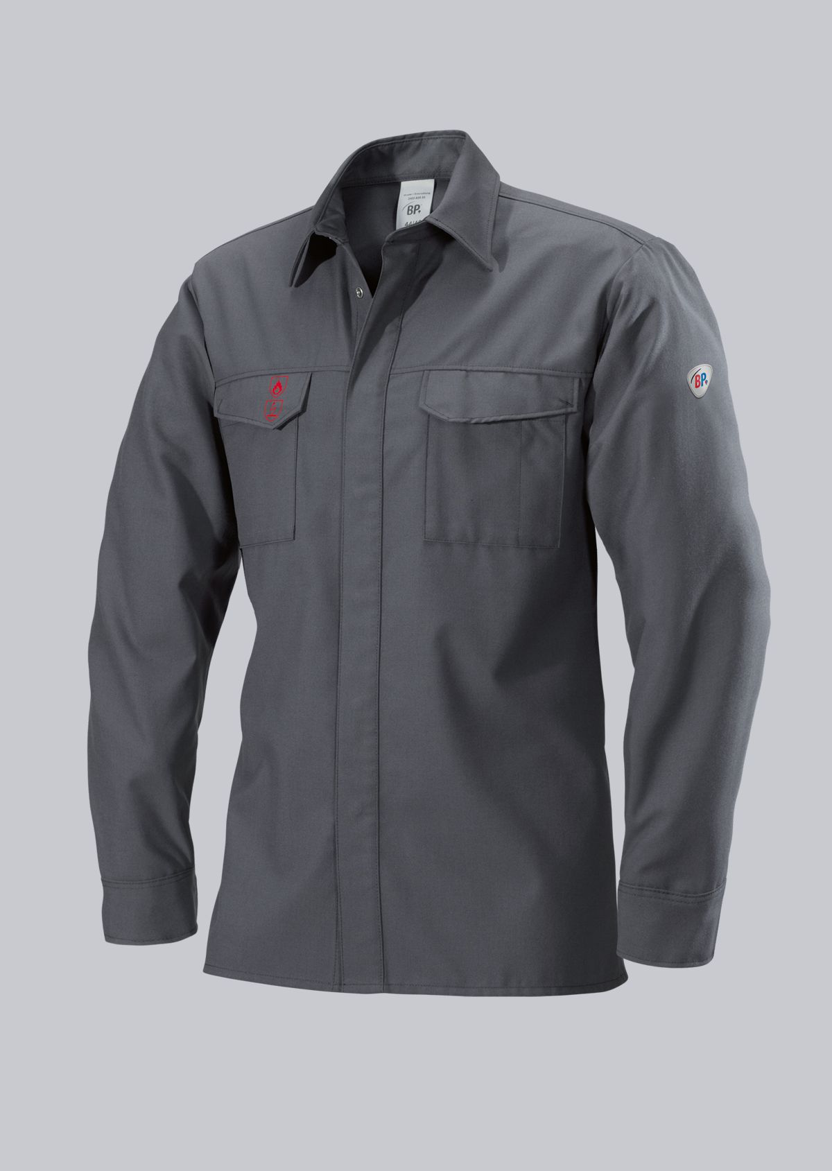 BP® Chemise multinormes gris foncé Photo principale